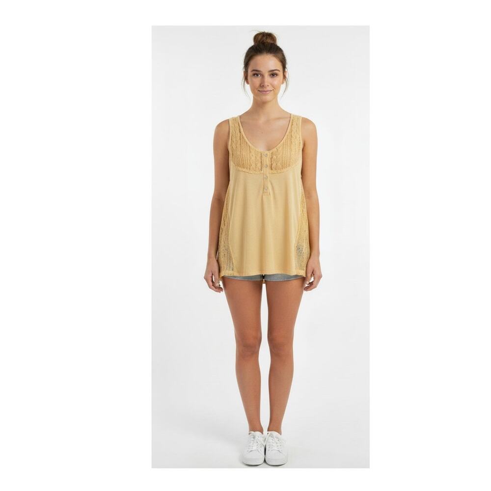 POL Tank with Cable Knit Detail